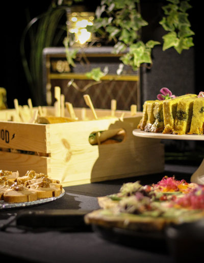 Buffet dans un événement